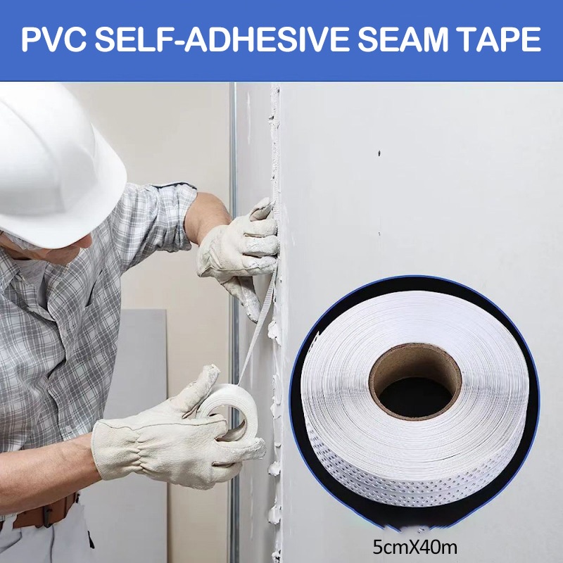 AYOOOLLARIZSS 40mx5cm Corner Bead PVC Corner Bead Sudutan Luar Sudutan Tembok Untuk Sudutan Luar