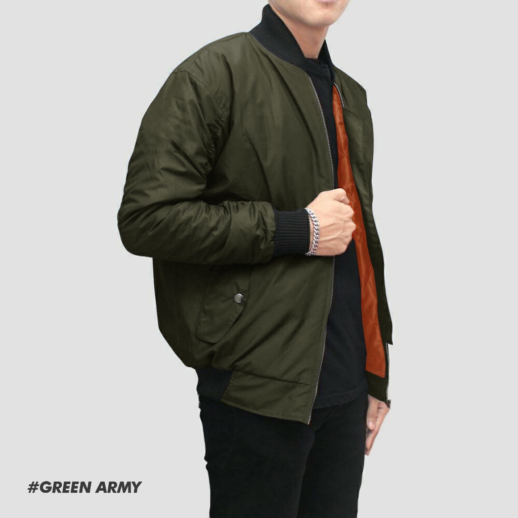 Jaket Bomber Pria Jumbo BIg Size 3XL 4XL 5XL