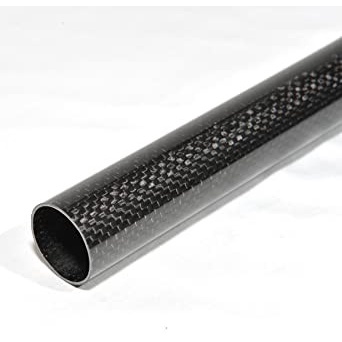 1meter Pipa carbon tube karbon tube OD 24mm ID 22mm tebal 1mm 3K GLosy