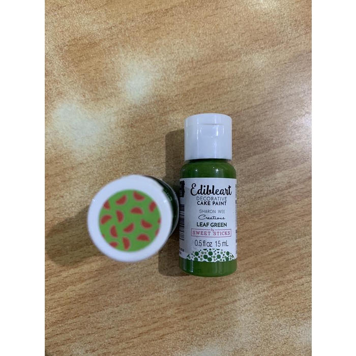 

Edible Art paint 15 ML Bright Melon Green