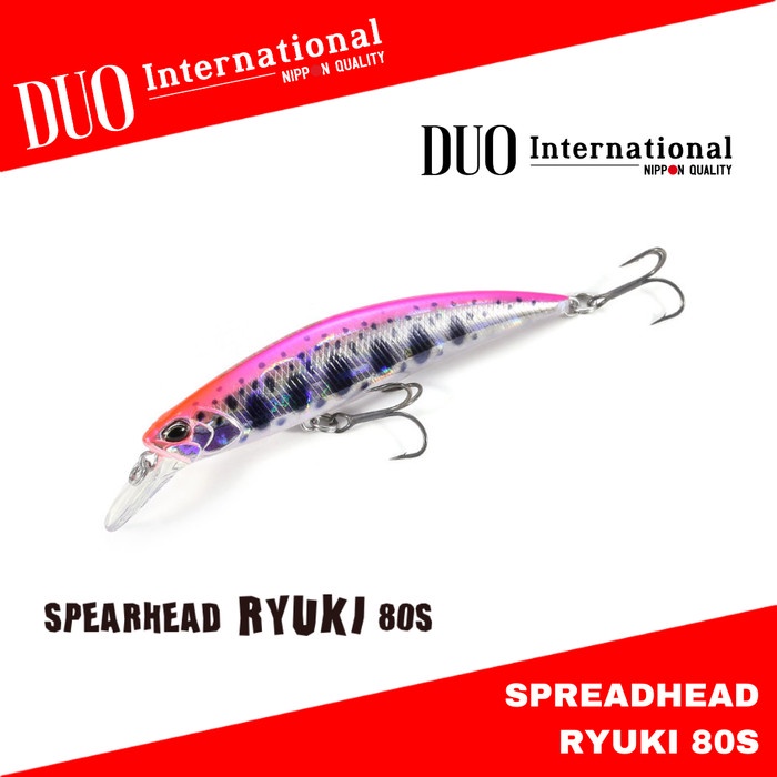 Ready Duo Spearhead Ryuki 80S Sinking Lure 80mm 12grams