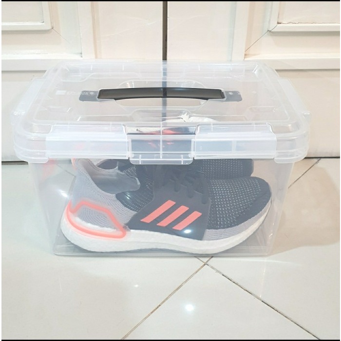 Kontainer Container Box EZY / Box Penyimpanan Transparan Bening