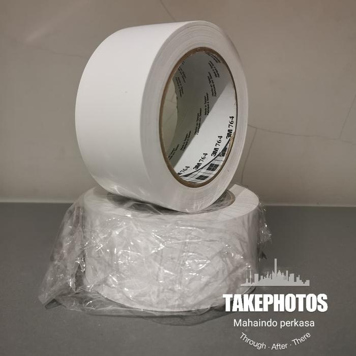 

New Lakban lantai/3M 764 floor marking tape putih 2" x 33m