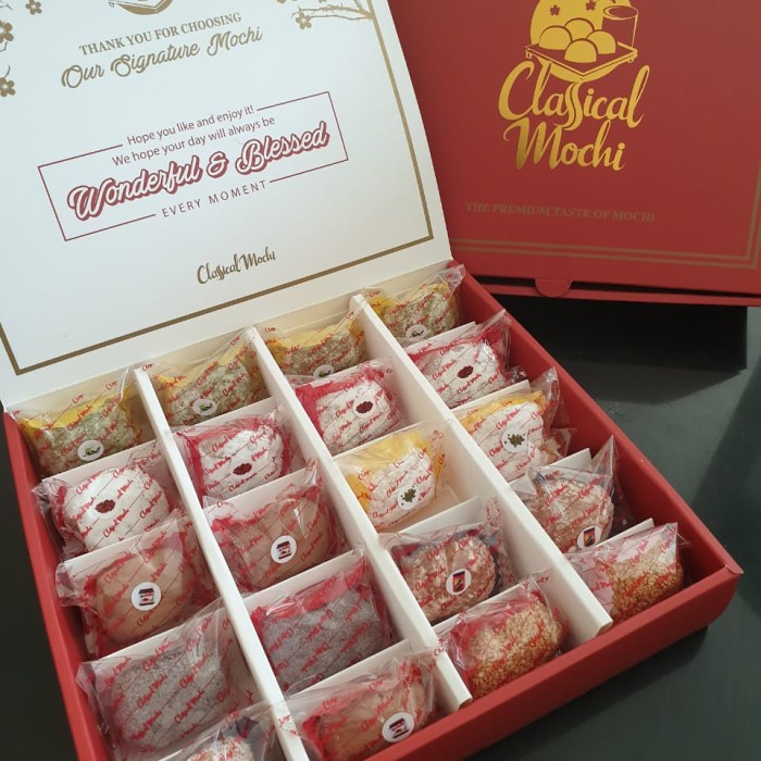 

Kue Mochi Enak ( Box Isi 20 ) - Classical Mochi