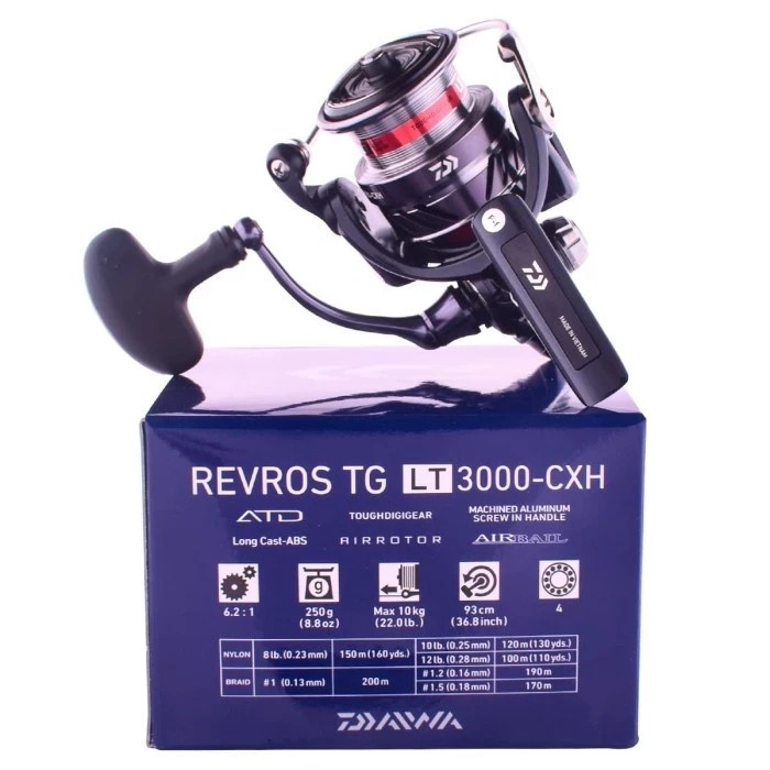 Ready Reel Spinning DAIWA REVROS TG LT 3000CXH POWER HANDLE
