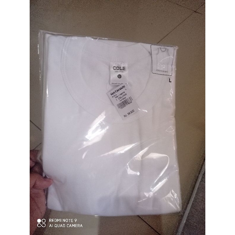 Kaos dalam pria singlet cole