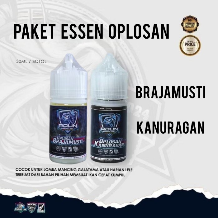 Ready Paket Essen Oplosan Braja Brajamusti Kanuragan 30ml Adun Mancing