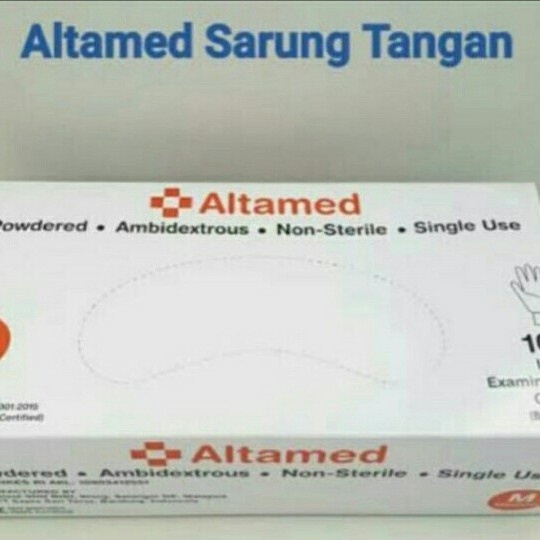 Altamed Glove Latex Non Steril