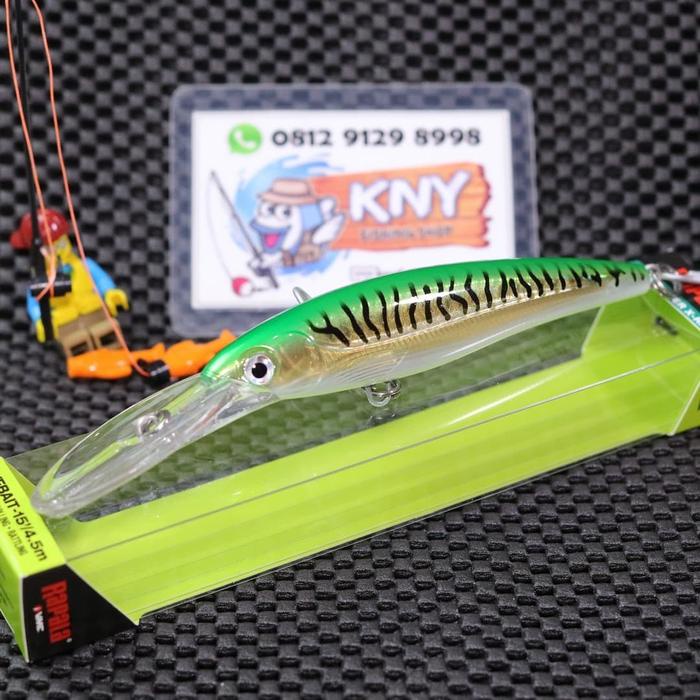 Ready Rapala XRAP Magnum 15 GOLD GREEN MACKEREL Lure Minnow umpan trolling