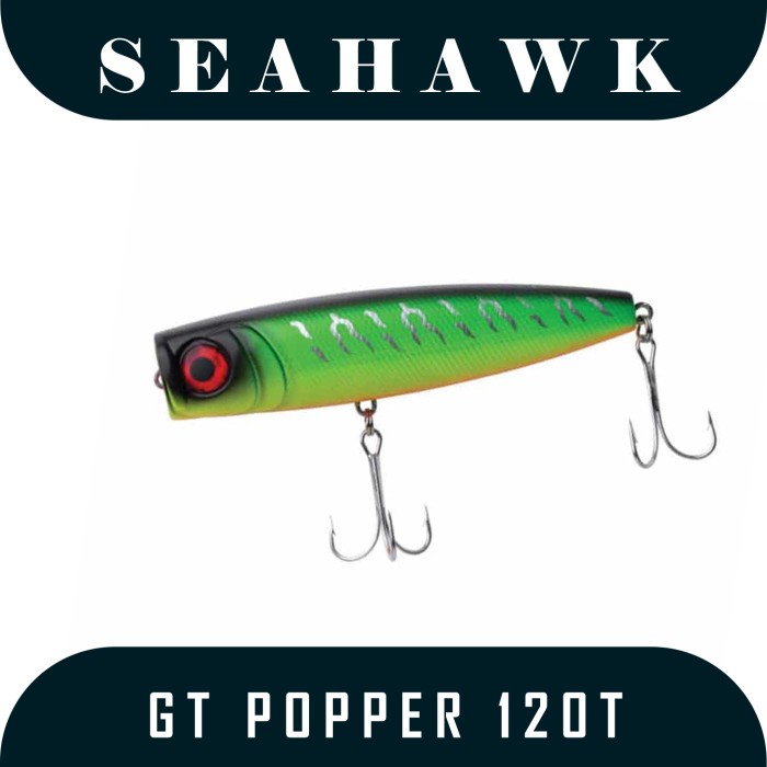 Ready Umpan Popping Merk Seahawk Type GT Popper 120T (40gr)