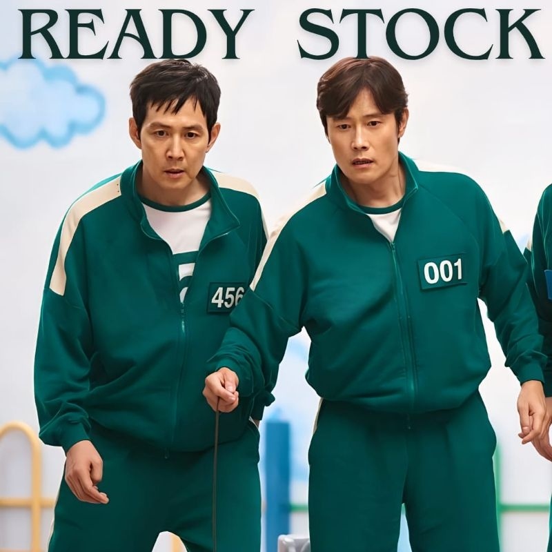 JAKET SQUID GAME / JAKET SQUID GAME ANAK / SQUID GAME (UNISEX) CASUALDAYS.ID