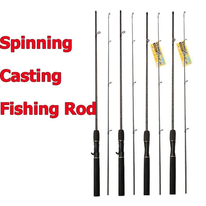 Ready Spining Fishing Set 1.65m/1.8m/2.1m joran pancing ML Spinning Fishing Rod 2 Sections and CB240