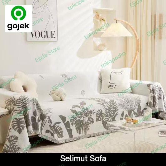 Selimut Sofa Ruang Tamu Cover Sarung Sofa Blanket Kain Penutup Sofa
