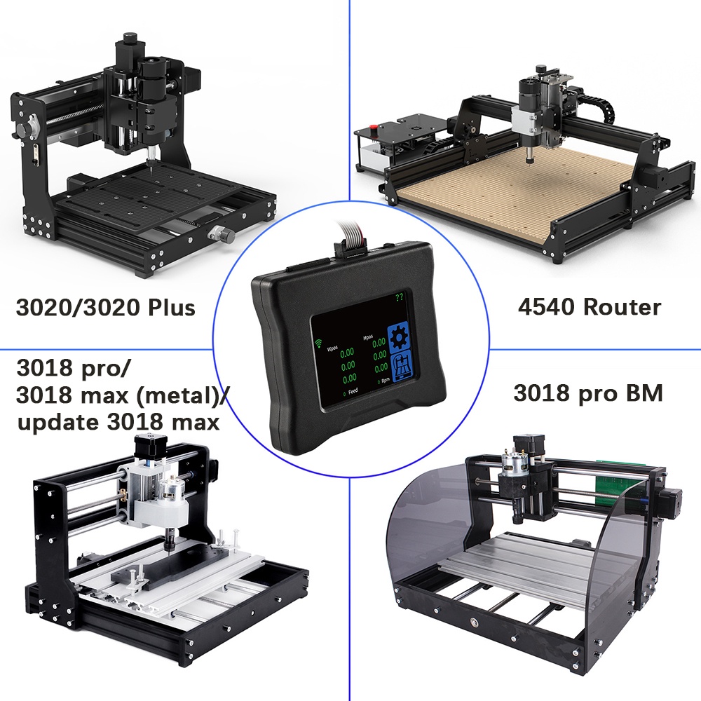 CNC 28 inch GRBL Offline Controller LCD Display ESP 32bits Touchscreen With Wifi For CNC Router