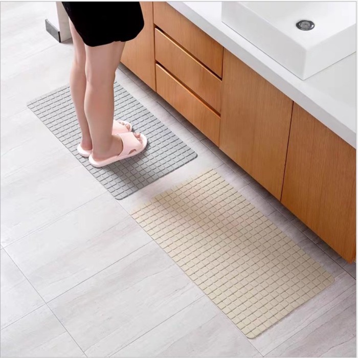 Fastclik Sudoku Pvc Bathroom Shower Mat Keset Kamar Mandi Pvc Anti Slip Suction