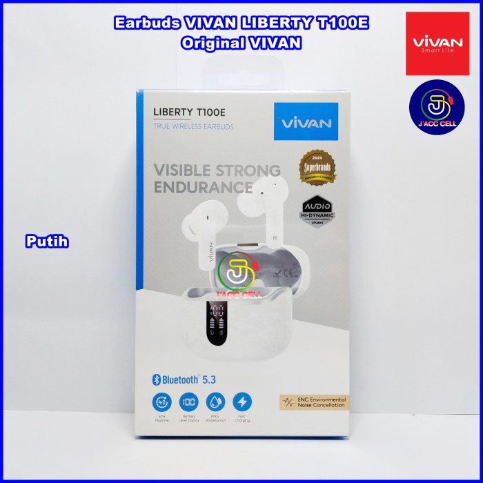 VIVAN Liberty T100S TWS Headset Bluetooth Waterproof