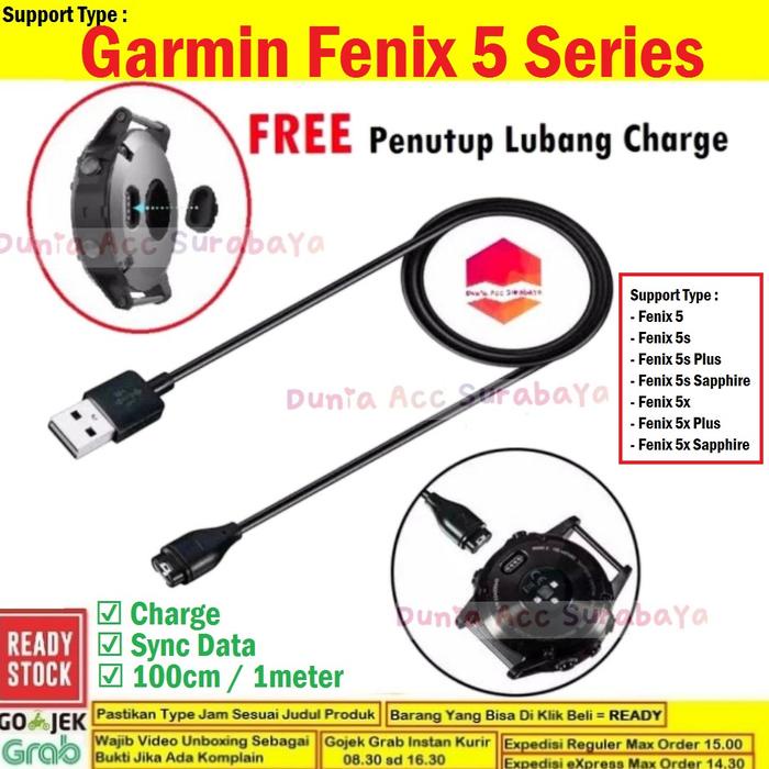 Kabel Data Garmin Fenix 5 / Fenix 5s / Fenix 5x Sync Data Kabel Charge Garmin 100cm