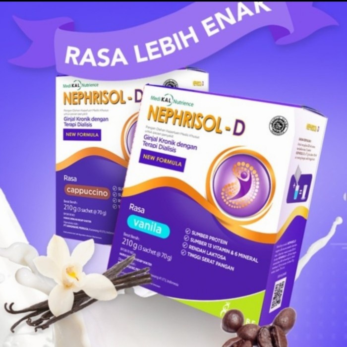 

Nephrisol D Vanila 231gr