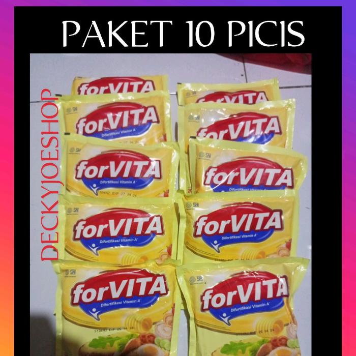 

Forvita margarin 200gr paket 10 picis Food Baking Masakan Butter