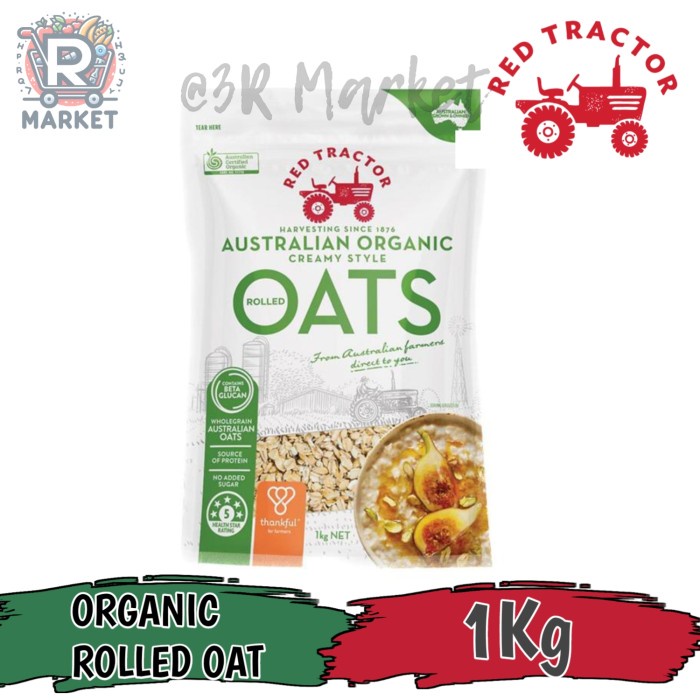 

Red Tractor Australian Organic Creamy Style Rolled Oats