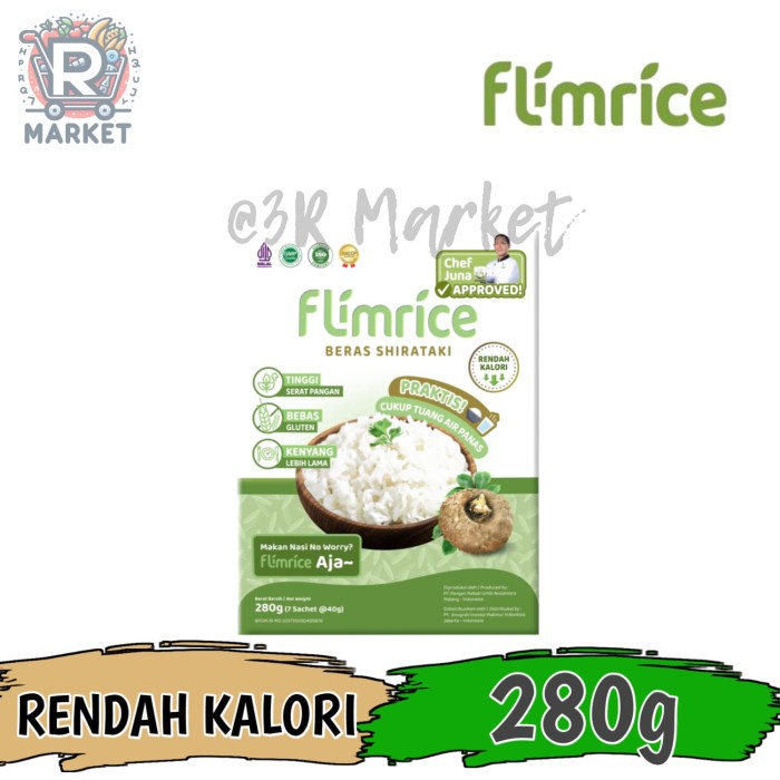 

Flimrice Beras Shirataki Nasi Diet Kendah Kalori Beras