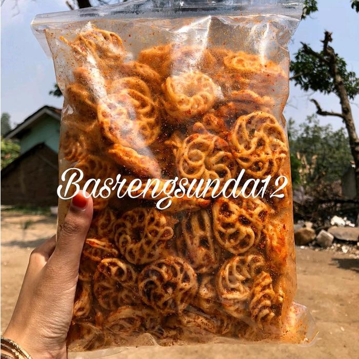 

FQ808 Seblak Kerupuk Rafael/Pedo Viral Pedas Jeruk 500g - Cemilan Instan Food Snack Crispy Spicy