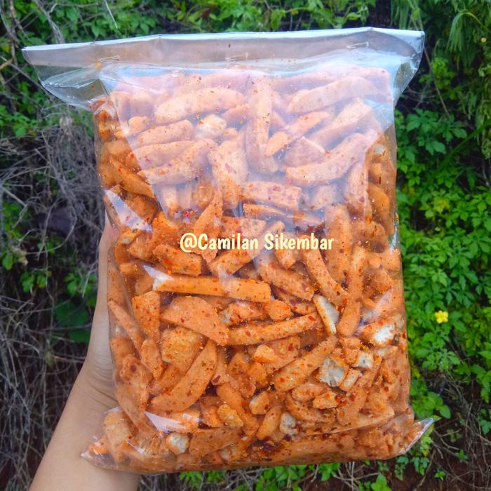 

PT194 Basreng 500 Gr Pedas Daun jeruk Snack Sikembar - cemilan pedas Mantap Instan FREE ONGKIR