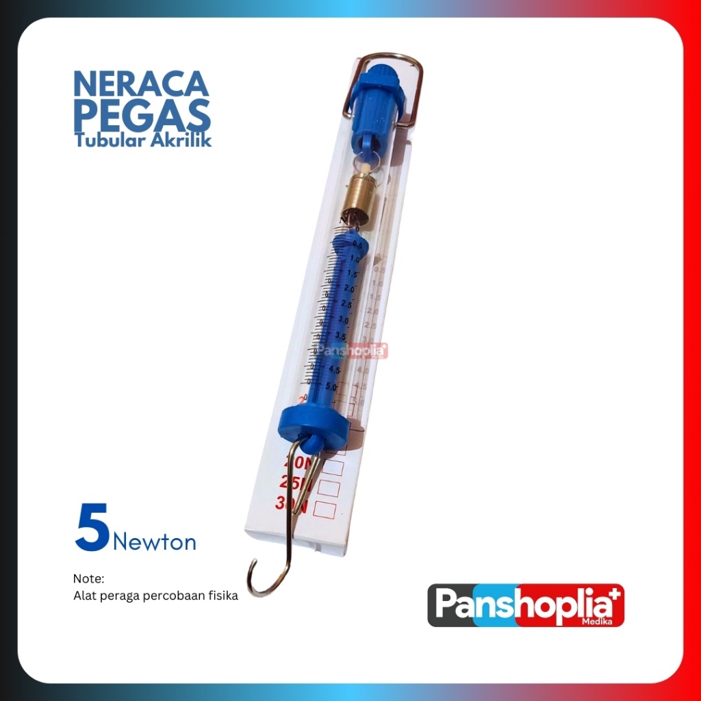 NERACA PEGAS AKRILIK / NERACA PEGAS PERCOBAAN FISIKA / DINAMOMETER HAPPY SHOPPING :)