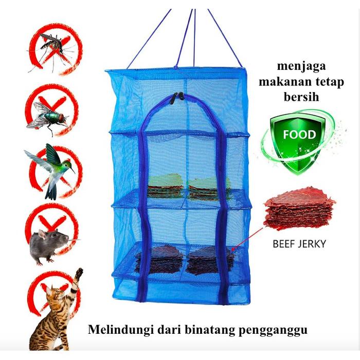 

GRATIS ONGKIR JARING JEMUR DAN MENGERINGKAN MAKANAN KERING OLEH SINAR MATAHARI BEBAS KOTORAN DAN