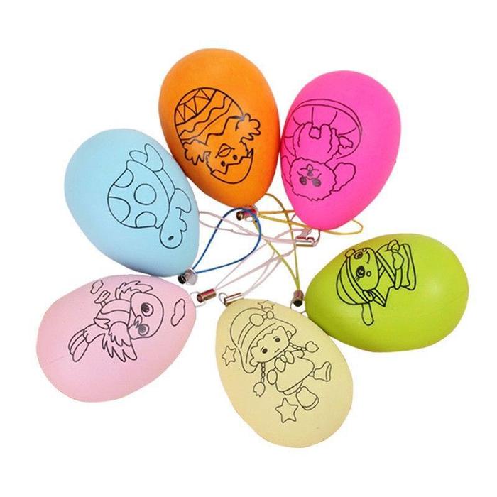 ID MAINAN DIY MEWARNAI TELUR / COLORING EGG / SET ORNAMEN TELUR PASKAH HANDMADE DIY WARNA-WARNI