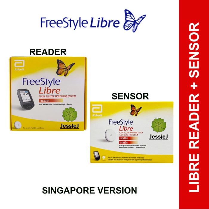 Freestyle Libre Starter Pack (Reader + Sensor) versi Singapore