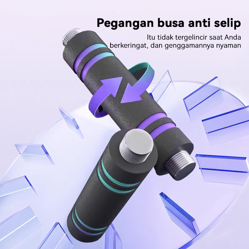 Beli 1 Gratis 1Adjustable Dumbell 5kg-10kg Dumbell Barbel Stainless Steel 2 PCS Peralatan Fitness