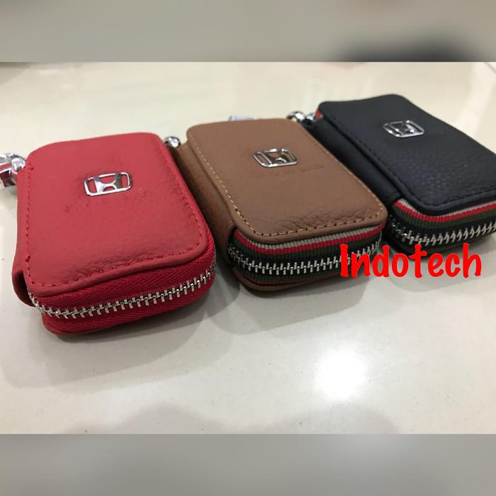 DOMPET STNK KULIT MOBIL HONDA / DOMPET KUNCI / GANTUNGAN KUNCI MOBIL