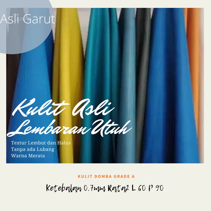 KULIT DOMBA LEMBARAN BAHAN JAKET KULIT -AmanahJaminan