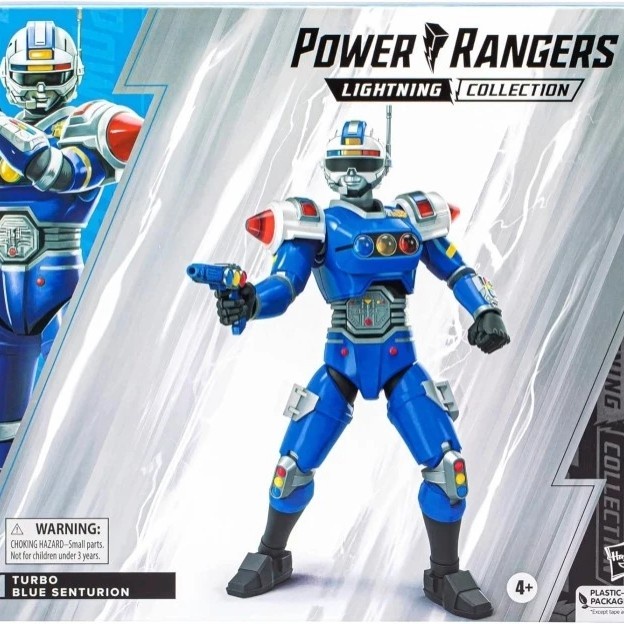 Hasbro Power Rangers Lightning Collection Turbo Blue Senturion 6 Inch Action Figure