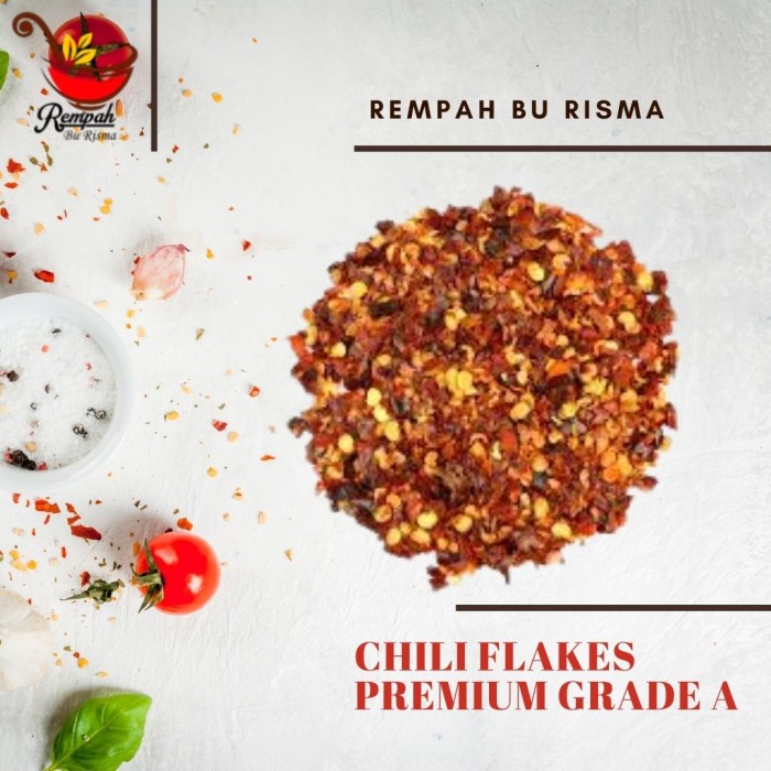

TERMURAH!! CHILI FLAKES - CABAI CACAH KERING GRADE A