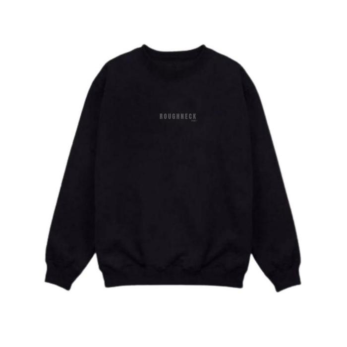 Sweater Roughneck 1991 / Crewneck Roughneck / Sweater Roughneck Hitam / Jaket Roughneck Sweater