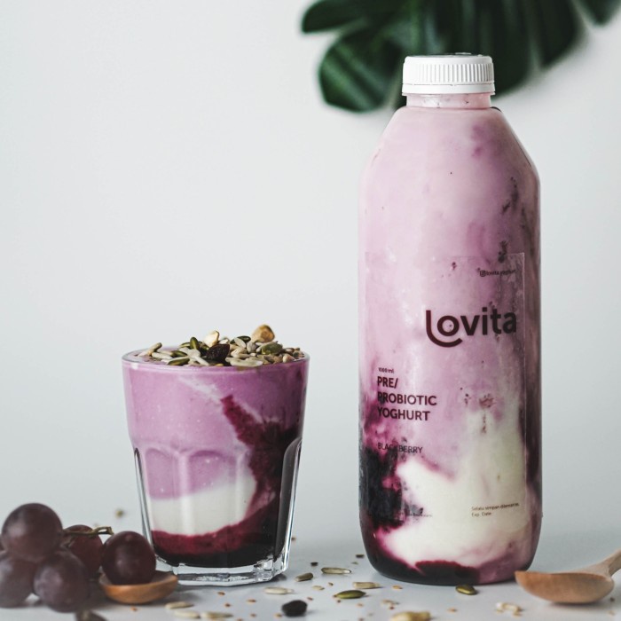 

Lovita Yogurt Probiotic - Blackberry 1 Liter Promo