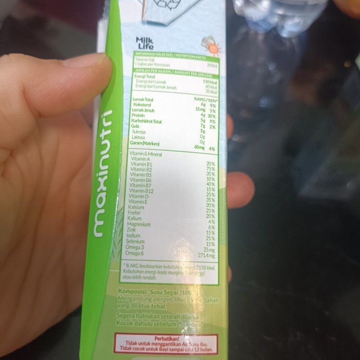 

Milklife Susu Uht Lactosefree Bebas Laktosa 200Ml 1 Karton Isi 24 Best Seller