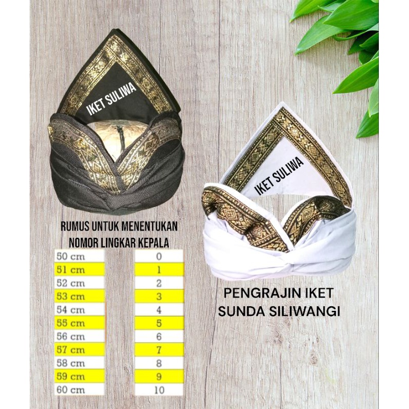 iket sunda suliwa, iket sunda praktis, iket kepala sunda