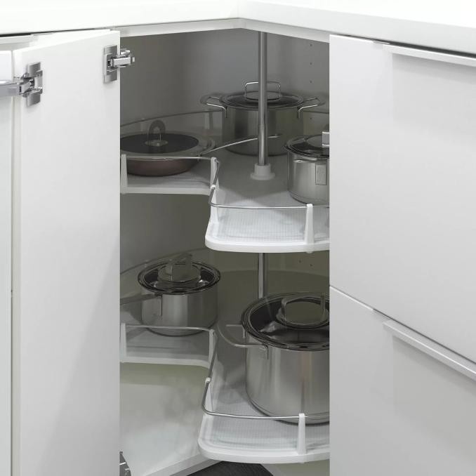 Rak Sudut Dapur Putar Sudut 270 / Sudut Kabinet Putar 270 Rak Sudut
