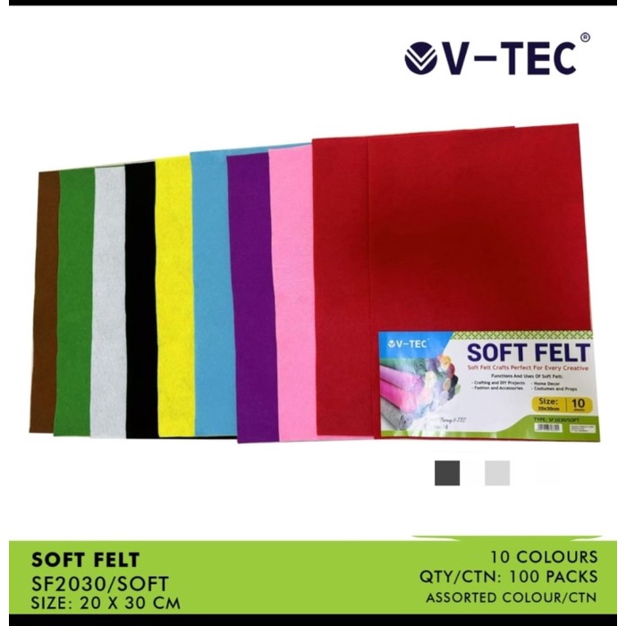 

((((()paling dicari] kain flanel soft / hard ( lentur / keras) isi 10 warna vtec ukuran a4