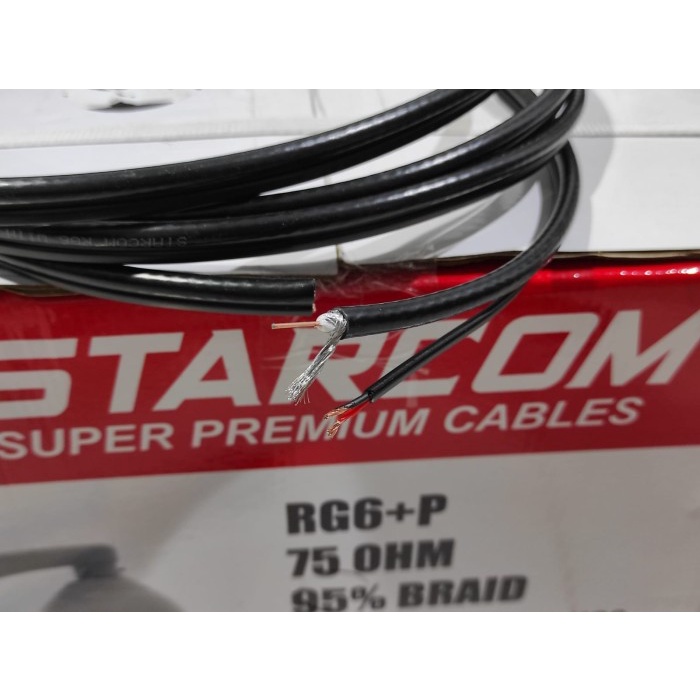 Laris Kabel Cctv Rg6 Dc Power 300 Meter Kabel Cctv Rg6 Starcom