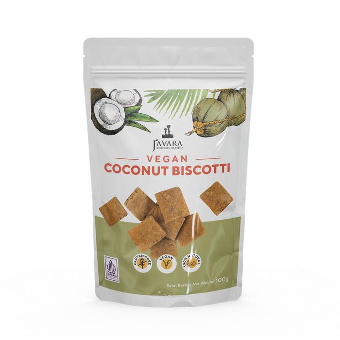 

Javara Vegan Coconut Biscotti Gluten Free - Biskuit Gluten Free