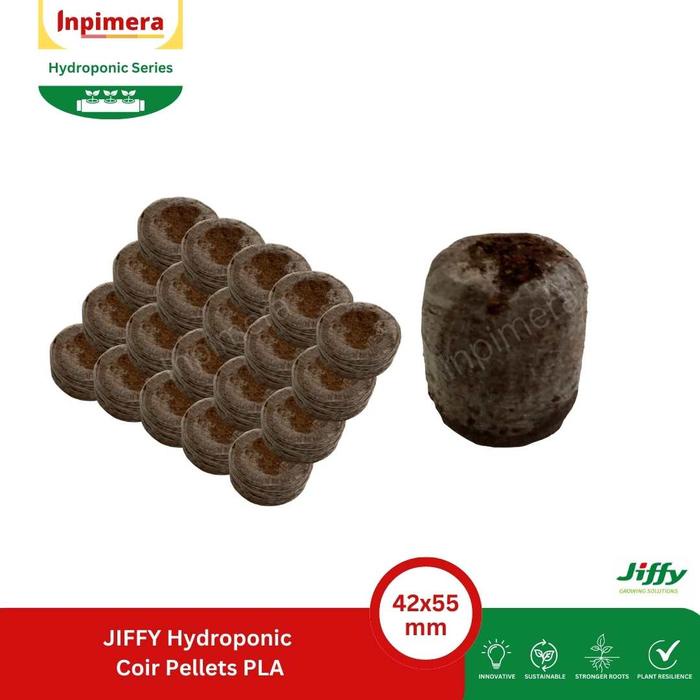 Terlaris- Jiffy Coir Pellets 42X55 Mm Hydroponic Pellets Peat Free