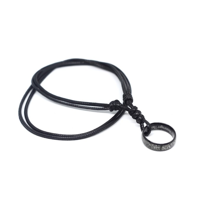 WTS- Kalung Cincin Tauhid Hitam