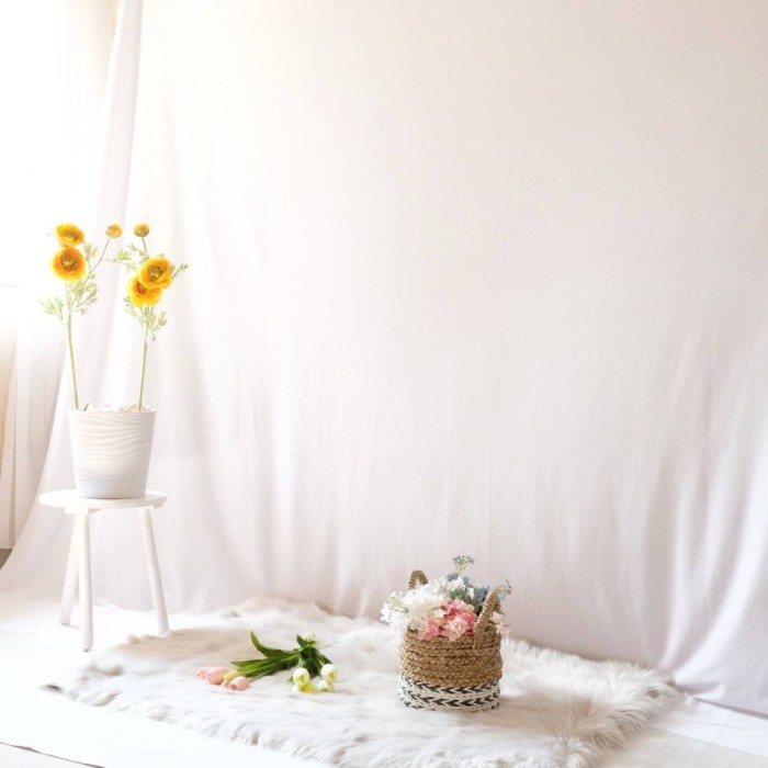 Mntb" Kain Backdrop Kain Background Kain Dekorasi Kain Foto Polos Putih