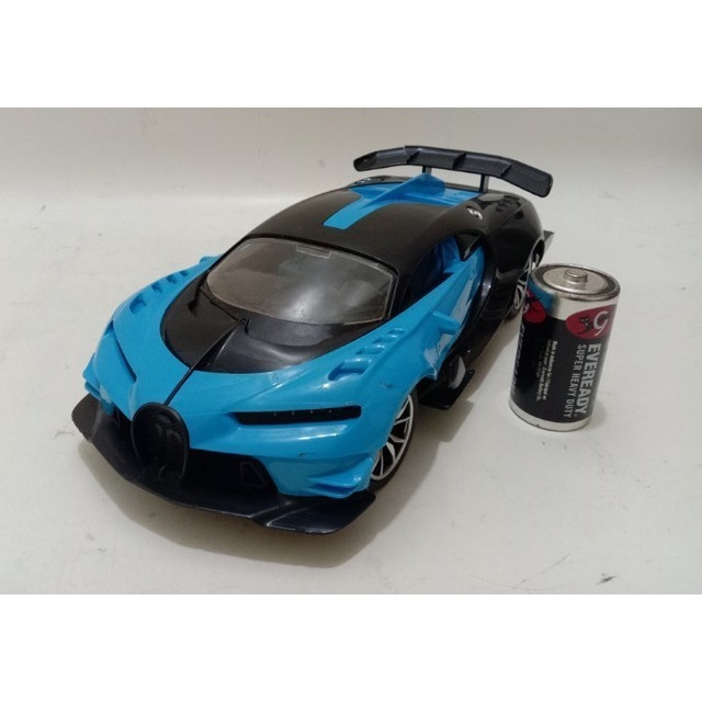 junk mati radio remote control bugatti chiron blue rc car non diecast