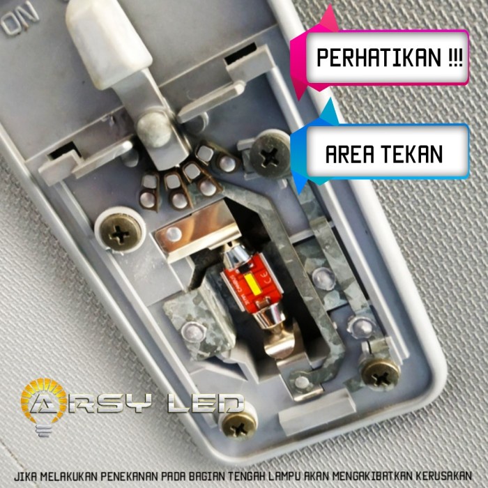 Lampu Led Plafon Mobil Kabin 31Mm Heatsink Suzuki Ertiga S Cross Ignis