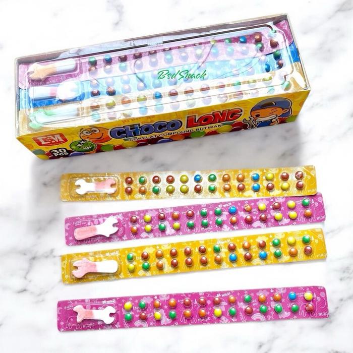 

Kuliner.Kita Choco Long Candy (Isi 30 Pcs)- Coklat Coumpound